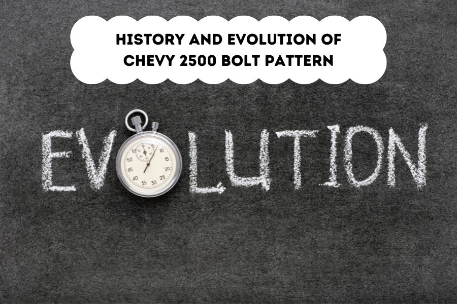 a pic of History and Evolution of Chevy 2500 Bolt Pattern